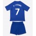 Leicester City Issahaku Fatawu #7 Hjemmedraktsett Barn 2025-26 Korte ermer (+ Korte bukser)